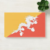 Notities met vlag van Bhutan Post-it® Notes (Kantoor)
