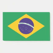 Notities met vlag van Brazilië Post-it® Notes (Voorkant)