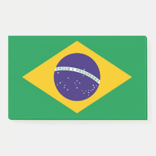 Notities met vlag van Brazilië Post-it® Notes