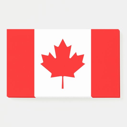 Notities met vlag van Canada Post-it® Notes (Voorkant)