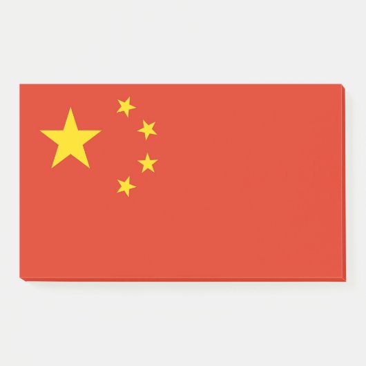 Notities met vlag van China Post-it® Notes (Voorkant)