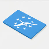 Notities met vlag van Corpus Christi, VS Post-it® Notes (Schuin)