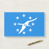Notities met vlag van Corpus Christi, VS Post-it® Notes (Op bureau)