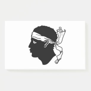 Notities met vlag van Corsica Post-it® Notes