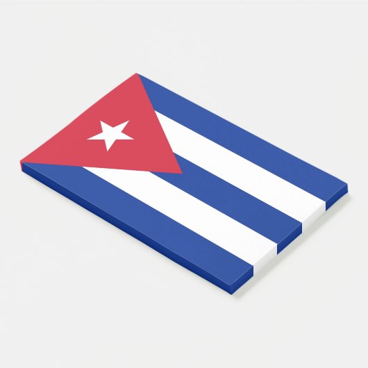 Notities met vlag van Cuba Post-it® Notes (Schuin)