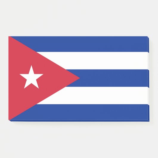 Notities met vlag van Cuba Post-it® Notes (Voorkant)