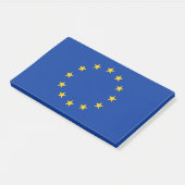 Notities met vlag van de Europese Unie Post-it® Notes (Schuin)