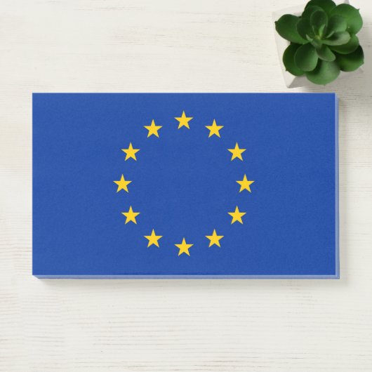 Notities met vlag van de Europese Unie Post-it® Notes (Kantoor)