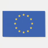 Notities met vlag van de Europese Unie Post-it® Notes (Voorkant)