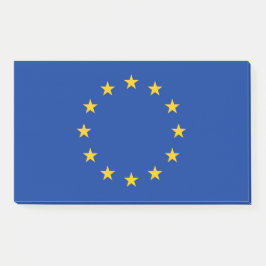 Notities met vlag van de Europese Unie Post-it® Notes