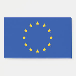 Notities met vlag van de Europese Unie Post-it® Notes
