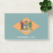 Notities met vlag van Delaware, Verenigde Staten Post-it® Notes (Kantoor)