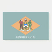 Notities met vlag van Delaware, Verenigde Staten Post-it® Notes (Voorkant)