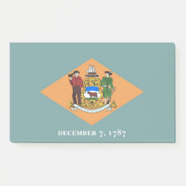 Notities met vlag van Delaware, Verenigde Staten Post-it® Notes