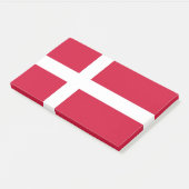 Notities met vlag van Denemarken Post-it® Notes (Schuin)