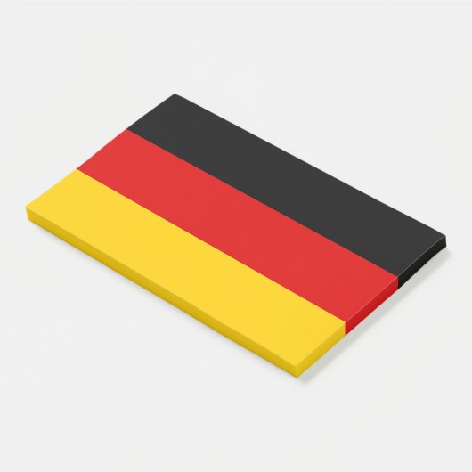 Notities met vlag van Duitsland Post-it® Notes (Schuin)