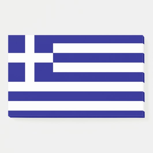 Notities met vlag van Griekenland Post-it® Notes (Voorkant)