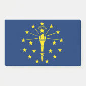 Notities met vlag van Indiana, Verenigde Staten Post-it® Notes (Voorkant)