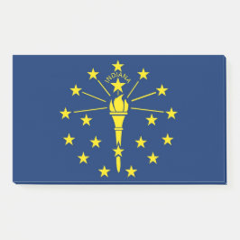 Notities met vlag van Indiana, Verenigde Staten Post-it® Notes