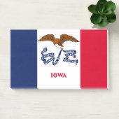 Notities met vlag van Iowa, Verenigde Staten Post-it® Notes (Kantoor)