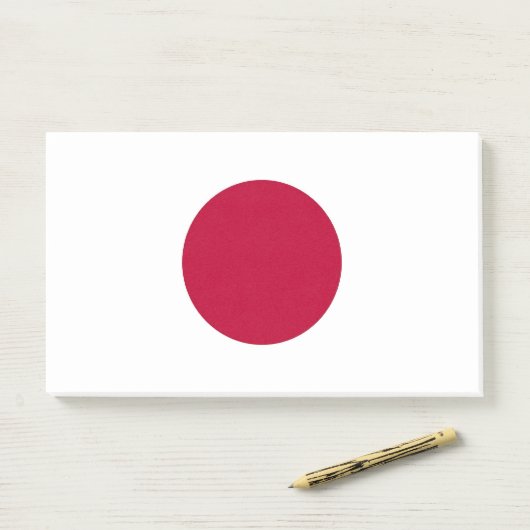 Notities met vlag van Japan Post-it® Notes (Op bureau)