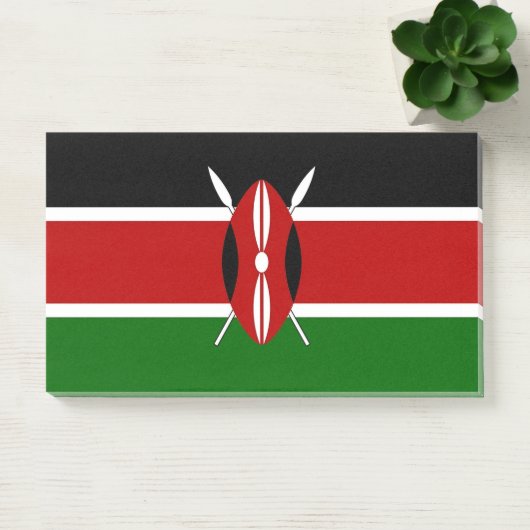 Notities met vlag van Kenia ontwerp Post-it® Notes (Kantoor)