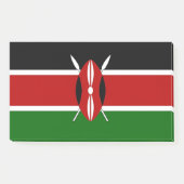 Notities met vlag van Kenia ontwerp Post-it® Notes (Voorkant)