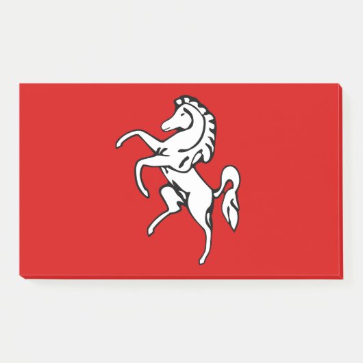 Notities met vlag van Kent County, Engeland Post-it® Notes (Voorkant)