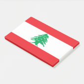 Notities met vlag van Libanon Post-it® Notes (Schuin)