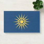 Notities met vlag van Macedonië, Griekenland Post-it® Notes (Kantoor)