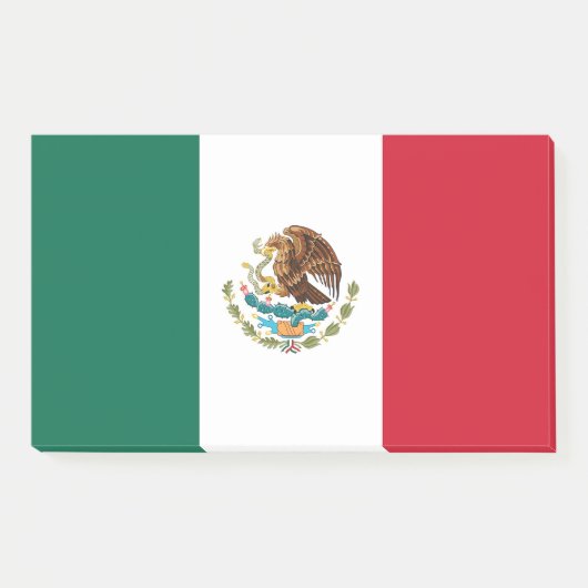 Notities met vlag van Mexico Post-it® Notes (Voorkant)