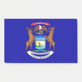 Notities met vlag van Michigan, Verenigde Staten Post-it® Notes
