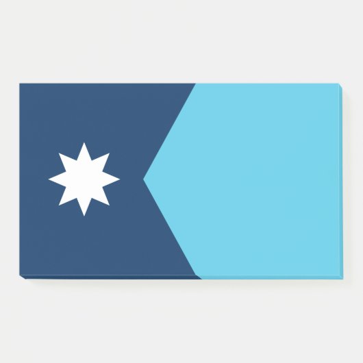 Notities met vlag van Minnesota, VS Post-it® Notes (Voorkant)