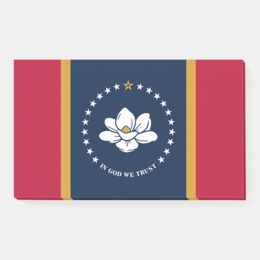 Notities met vlag van Mississippi State, VS Post-it® Notes (Voorkant)