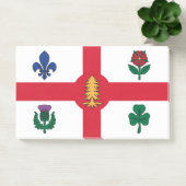 Notities met vlag van Montreal, Canada Post-it® Notes (Kantoor)
