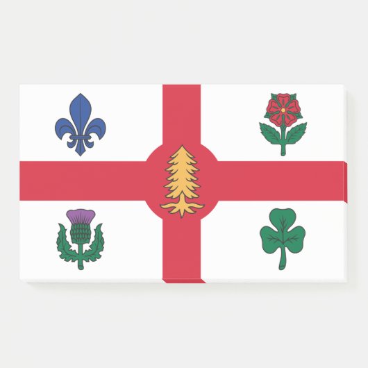 Notities met vlag van Montreal, Canada Post-it® Notes (Voorkant)