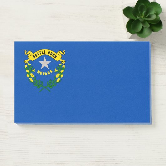 Notities met vlag van Nevada, Verenigde Staten Post-it® Notes (Kantoor)