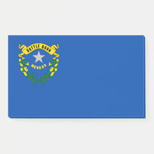 Notities met vlag van Nevada, Verenigde Staten Post-it® Notes
