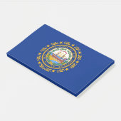 Notities met vlag van New Hampshire, Verenigde Sta Post-it® Notes (Schuin)