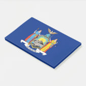 Notities met vlag van New York, Verenigde Staten Post-it® Notes (Schuin)