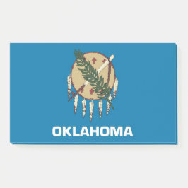 Notities met vlag van Oklahoma State, Verenigde St Post-it® Notes