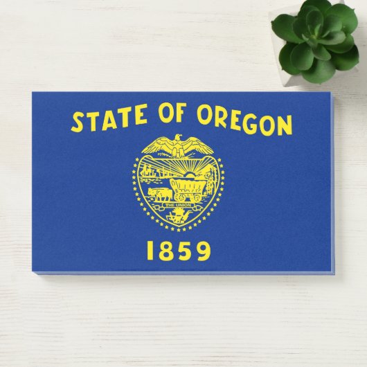 Notities met vlag van Oregon State, Verenigde Stat Post-it® Notes (Kantoor)