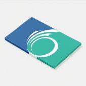 Notities met vlag van Ottawa, Canada Post-it® Notes (Schuin)