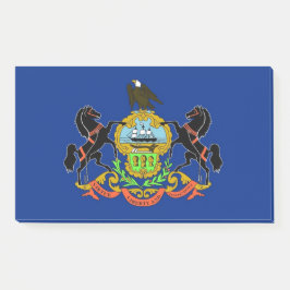 Notities met vlag van Pennsylvania State, Verenigd Post-it® Notes