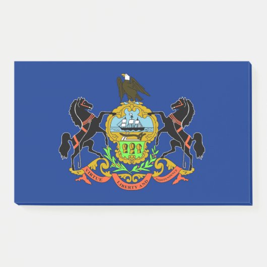 Notities met vlag van Pennsylvania State, Verenigd Post-it® Notes (Voorkant)