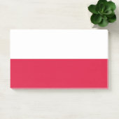 Notities met vlag van Polen Post-it® Notes (Kantoor)