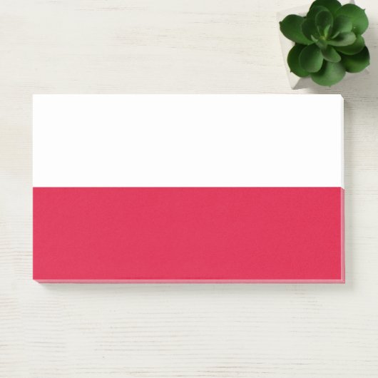 Notities met vlag van Polen Post-it® Notes (Kantoor)