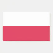 Notities met vlag van Polen Post-it® Notes (Voorkant)