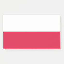 Notities met vlag van Polen Post-it® Notes