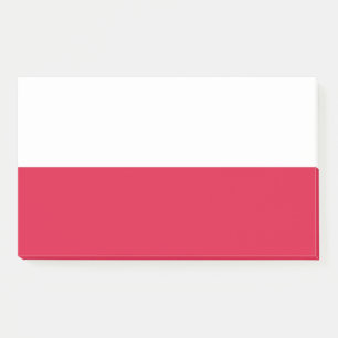 Notities met vlag van Polen Post-it® Notes